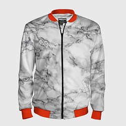 Бомбер мужской Мрамор, цвет: 3D-красный