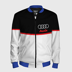 Бомбер мужской AUDI SPORT, цвет: 3D-синий