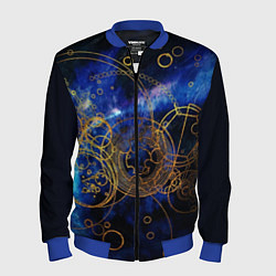 Бомбер мужской Space Geometry, цвет: 3D-синий