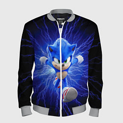 Бомбер мужской SONIC, цвет: 3D-меланж