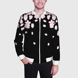 Бомбер мужской САКУРА, цвет: 3D-белый — фото 2