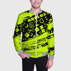 Бомбер мужской Roblox, цвет: 3D-меланж — фото 2
