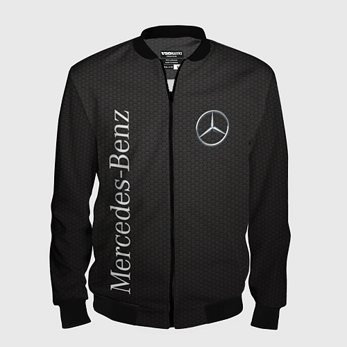Мужской бомбер Mersedes / 3D-Черный – фото 1