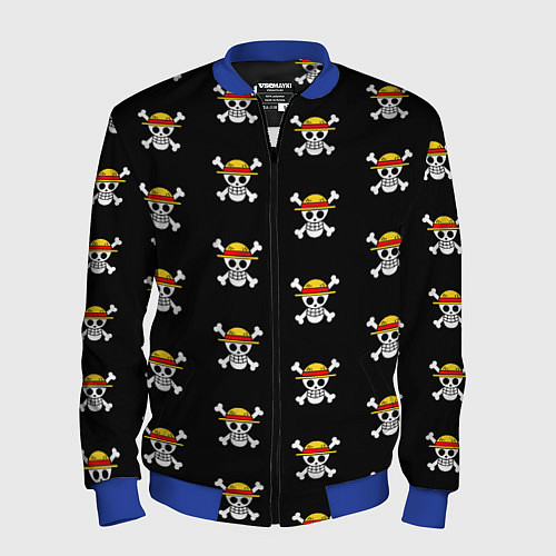 Мужской бомбер One Piece / 3D-Синий – фото 1