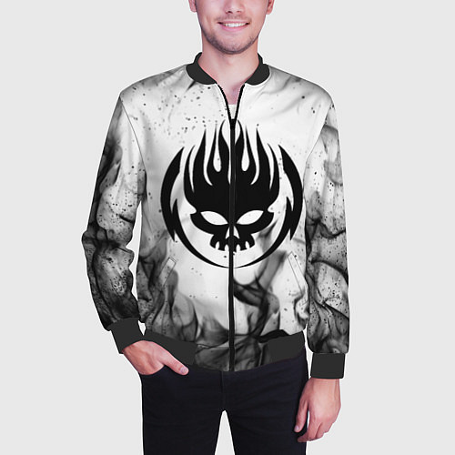 Мужской бомбер THE OFFSPRING / 3D-Черный – фото 3