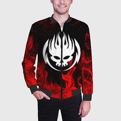 Бомбер мужской THE OFFSPRING, цвет: 3D-черный — фото 2