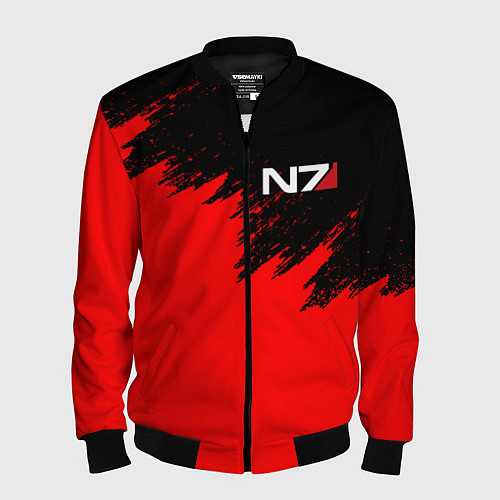 Мужской бомбер MASS EFFECT N7 / 3D-Черный – фото 1