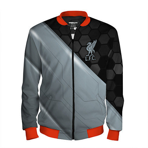 Мужской бомбер Liverpool FC / 3D-Красный – фото 1