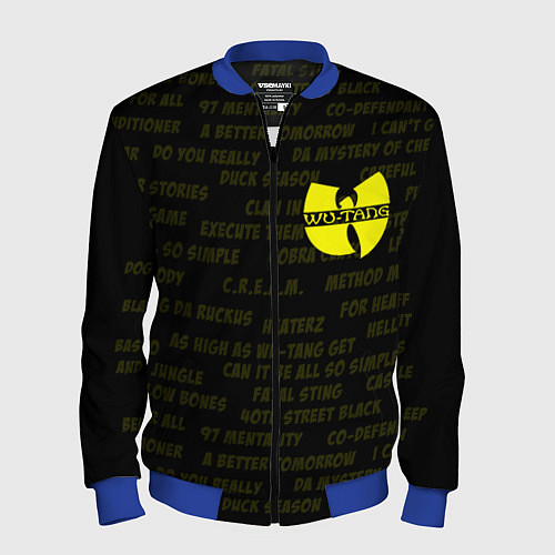 Мужской бомбер WU-TANG CLAN / 3D-Синий – фото 1