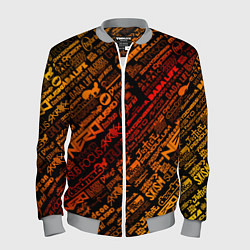 Мужской бомбер Музыкальные бренды