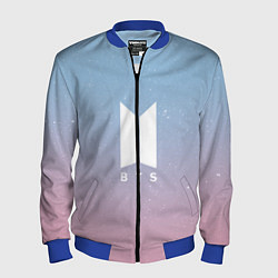 Бомбер мужской BTS, цвет: 3D-синий