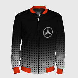 Бомбер мужской Mercedes-Benz, цвет: 3D-красный