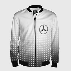 Бомбер мужской Mercedes-Benz, цвет: 3D-черный