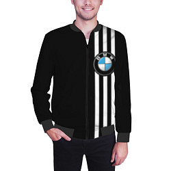 Бомбер мужской BMW SPORT, цвет: 3D-черный — фото 2