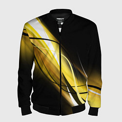 Бомбер мужской GEOMETRY STRIPES, цвет: 3D-черный