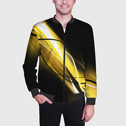 Бомбер мужской GEOMETRY STRIPES, цвет: 3D-черный — фото 2