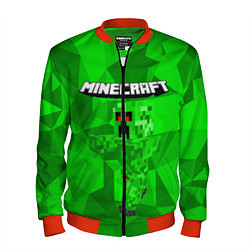 Бомбер мужской Minecraft, цвет: 3D-красный