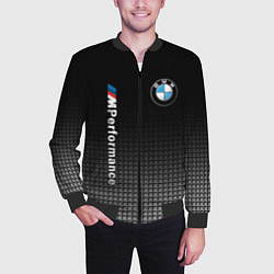 Бомбер мужской BMW M PERFORMANCE, цвет: 3D-черный — фото 2