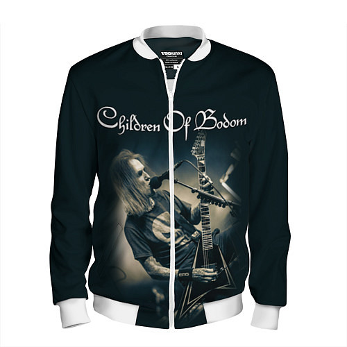 Мужской бомбер Children of Bodom 4 / 3D-Белый – фото 1