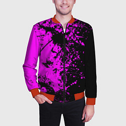 Бомбер мужской Чёрная магия, цвет: 3D-красный — фото 2