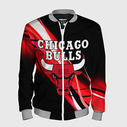 Бомбер мужской CHICAGO BULLS, цвет: 3D-меланж