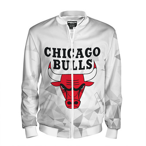 Мужской бомбер CHICAGO BULLS / 3D-Белый – фото 1