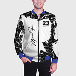 Бомбер мужской Michael Jordan 23, цвет: 3D-синий — фото 2