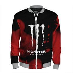 Бомбер мужской MONSTER ENERGY, цвет: 3D-меланж