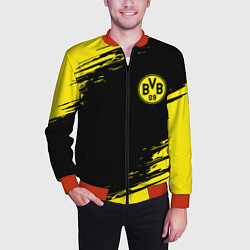 Бомбер мужской BORUSSIA, цвет: 3D-красный — фото 2