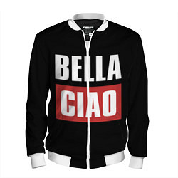 Бомбер мужской Bella Ciao, цвет: 3D-белый