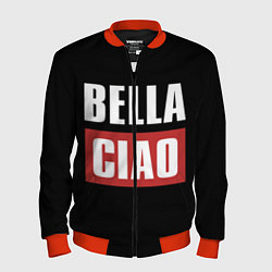 Бомбер мужской Bella Ciao, цвет: 3D-красный