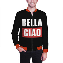 Бомбер мужской Bella Ciao, цвет: 3D-красный — фото 2