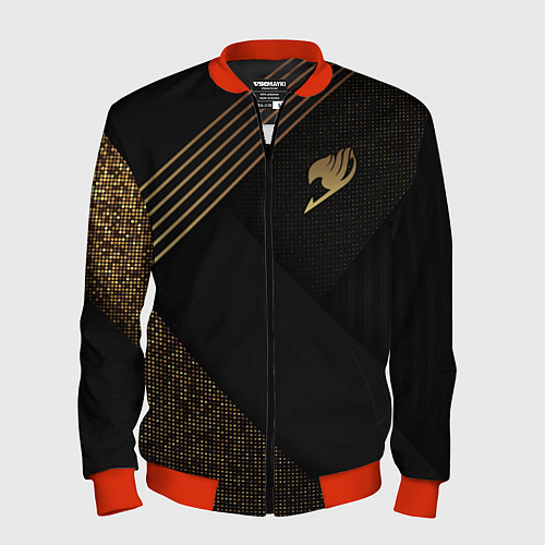 Мужской бомбер Fairy Tail / 3D-Красный – фото 1