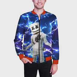 Бомбер мужской FORTNITE x MARSHMELLO, цвет: 3D-красный — фото 2