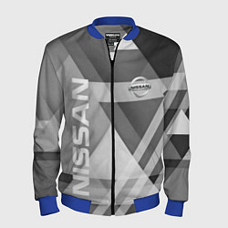 Бомбер мужской NISSAN, цвет: 3D-синий