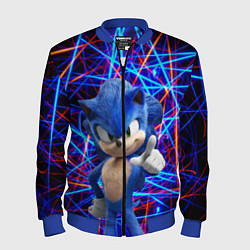 Бомбер мужской Sonic, цвет: 3D-синий