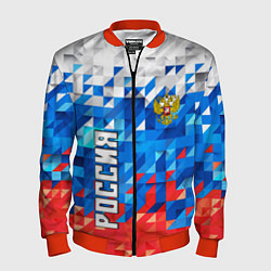 Бомбер мужской RUSSIA SPORT, цвет: 3D-красный