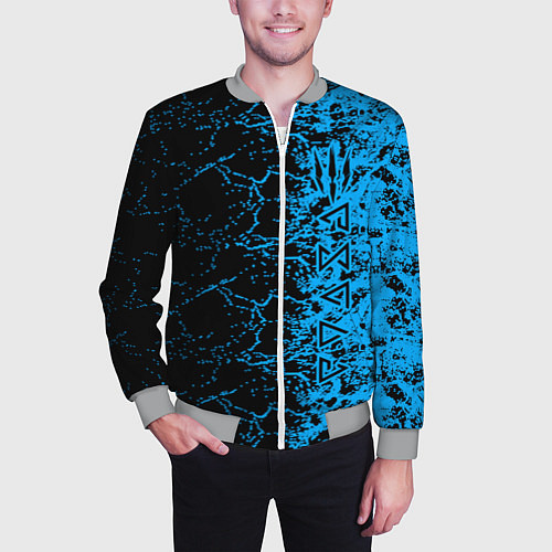 Мужской бомбер The Witcher / 3D-Меланж – фото 3