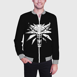 Бомбер мужской ВЕДЬМАК THE WITCHER ГЕРАЛЬ, цвет: 3D-меланж — фото 2