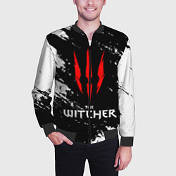 Бомбер мужской The Witcher, цвет: 3D-черный — фото 2