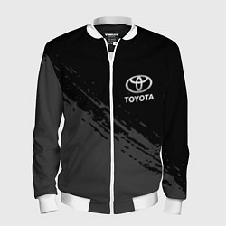 Бомбер мужской TOYOTA, цвет: 3D-белый