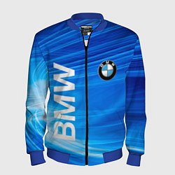 Бомбер мужской BMW, цвет: 3D-синий