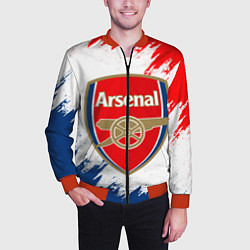 Бомбер мужской ARSENAL, цвет: 3D-красный — фото 2