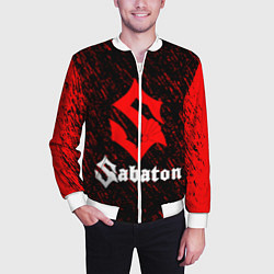 Бомбер мужской Sabaton, цвет: 3D-белый — фото 2