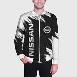 Бомбер мужской NISSAN, цвет: 3D-белый — фото 2