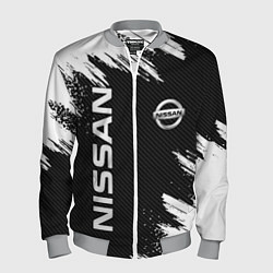 Бомбер мужской NISSAN, цвет: 3D-меланж