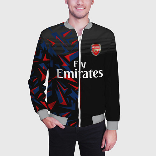 Мужской бомбер ARSENAL UNIFORM 2020 / 3D-Меланж – фото 3