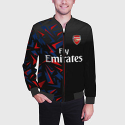 Бомбер мужской ARSENAL UNIFORM 2020, цвет: 3D-черный — фото 2