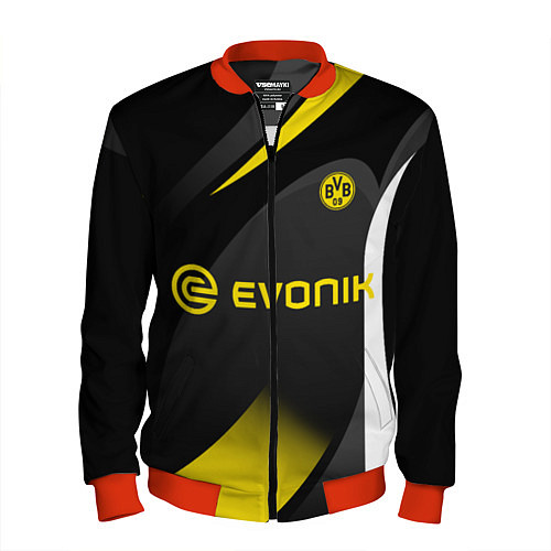 Мужской бомбер BORUSSIA DORTMUND / 3D-Красный – фото 1