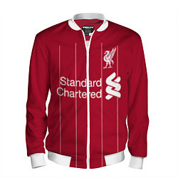 Бомбер мужской Liverpool FC, цвет: 3D-белый